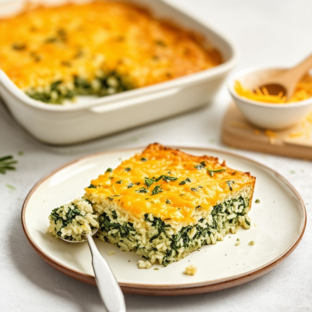 Sformato di Riso e Spinaci con Formaggio