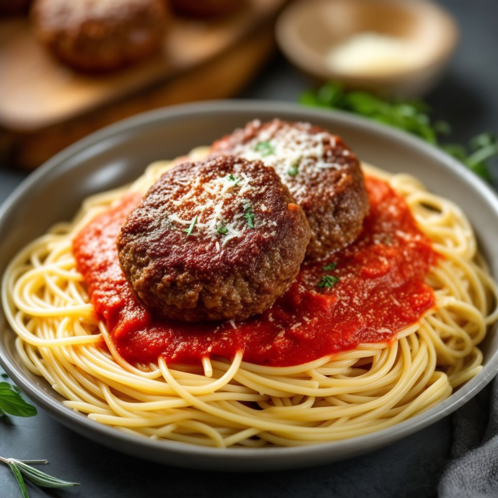 Polpette di Manzo Italiane con Salsa di Pomodoro