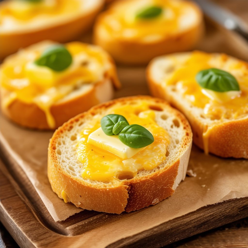 Delizia di Pane al Formaggio e Basilico