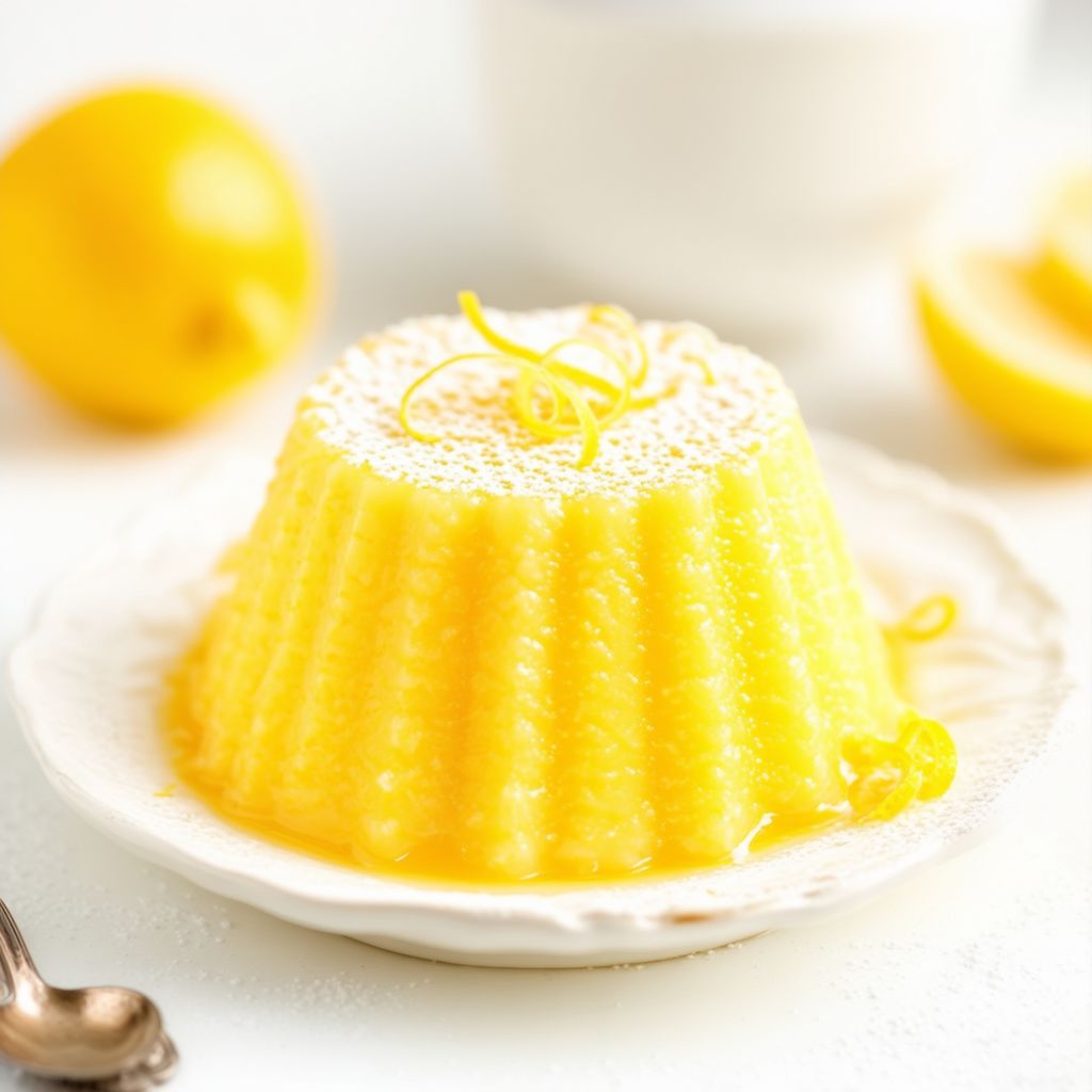 Zesty Lemon Delight Pudding