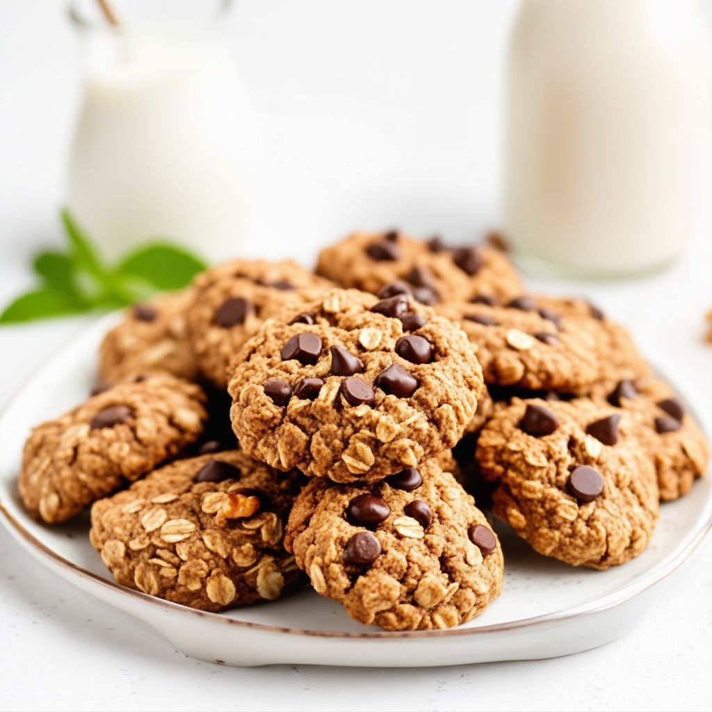 Biscotti Vegani al Cioccolato e Avena