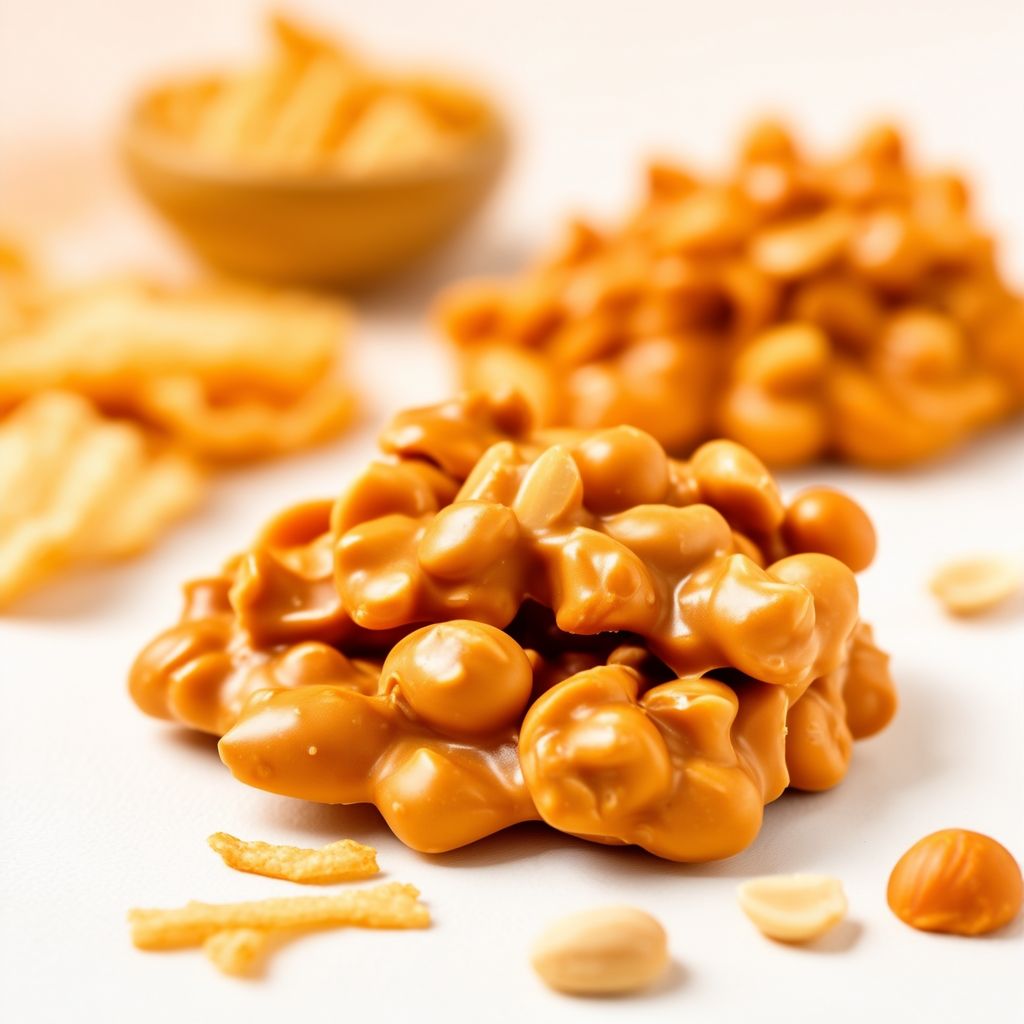 Crunchy Peanut Butterscotch Clusters