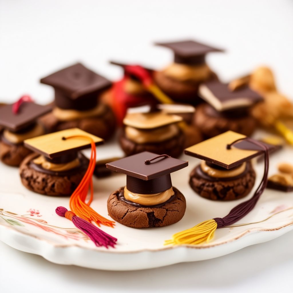 Graduation Cap Cookie Bites