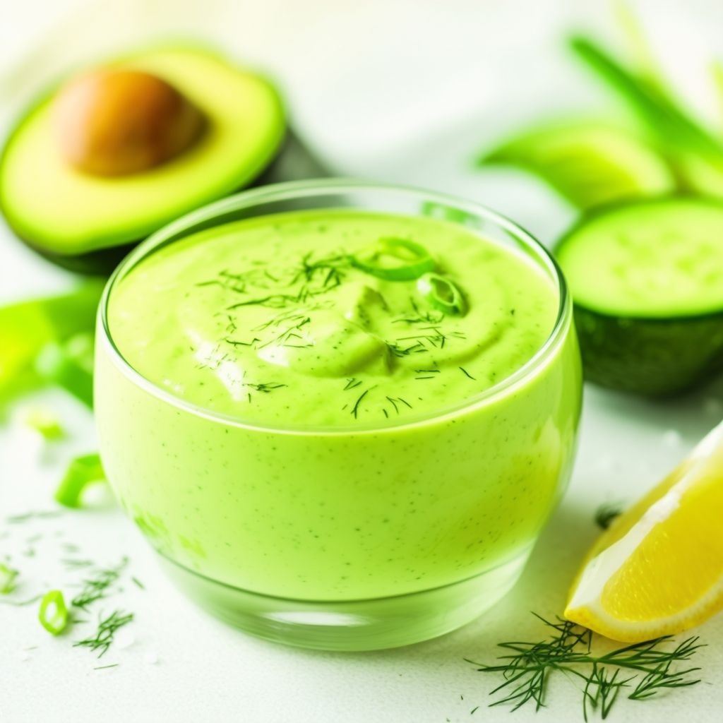 Creamy Avocado Herb Dressing