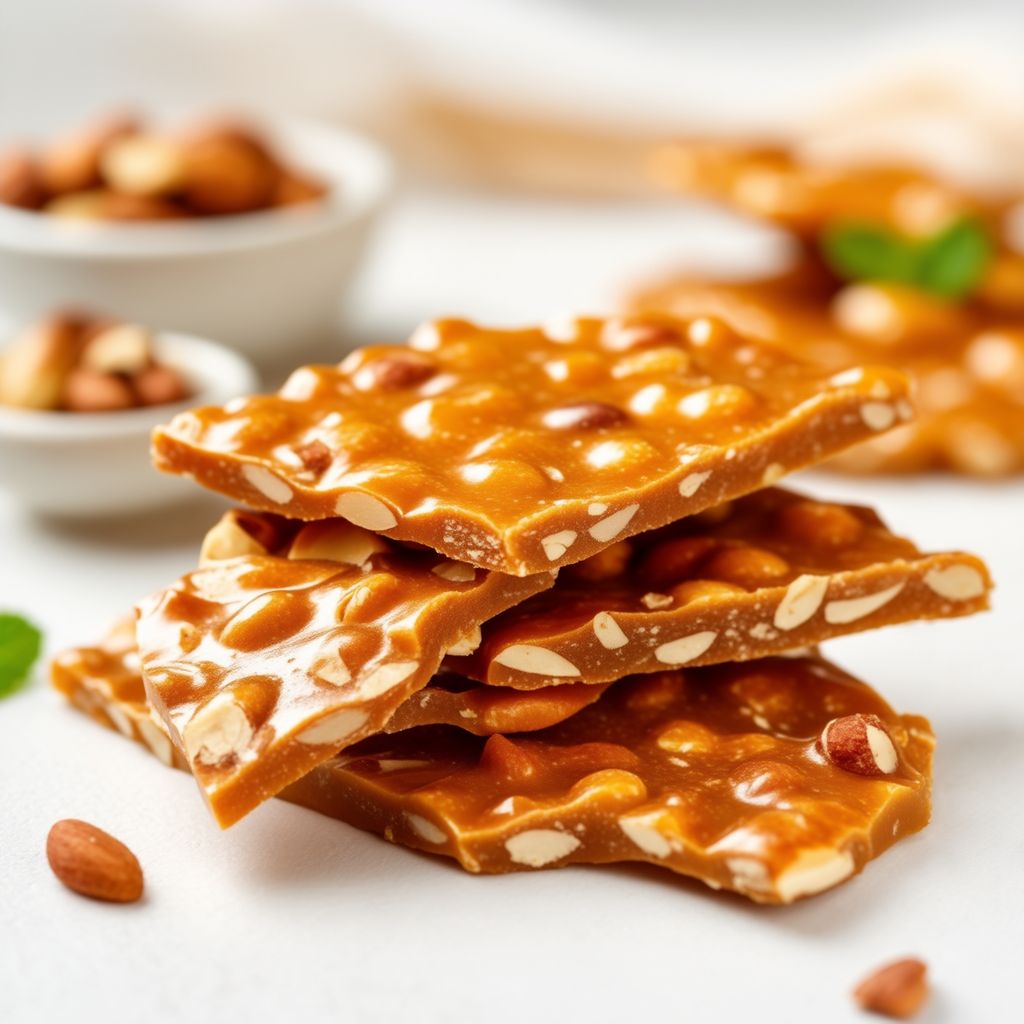 Schnelle Mikrowellen-Nuss-Brittle