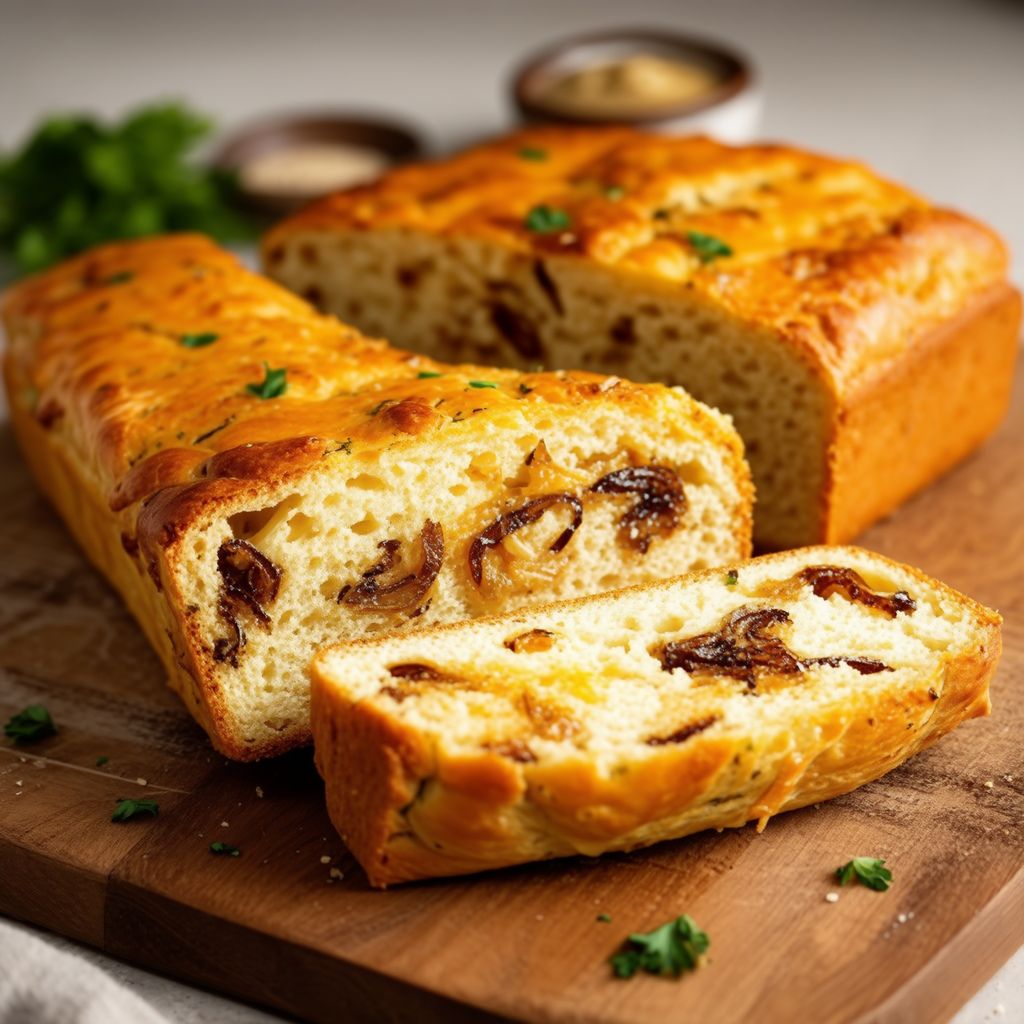 Cheesy Onion Herb Bread