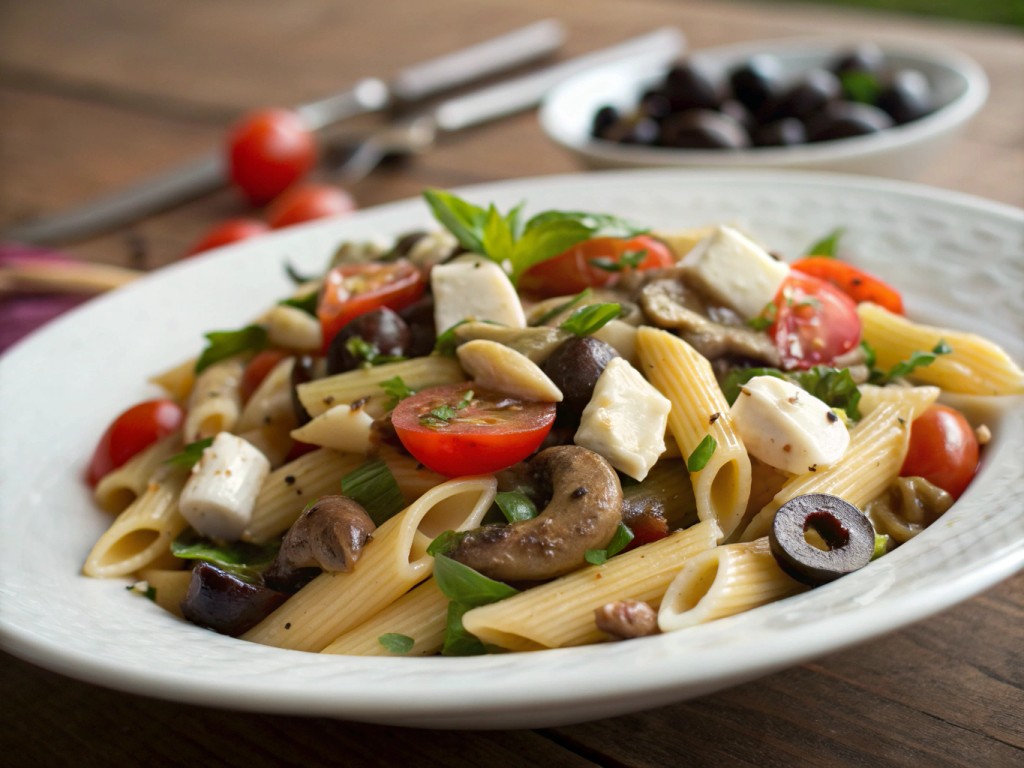 Mediterraner Pennesalat
