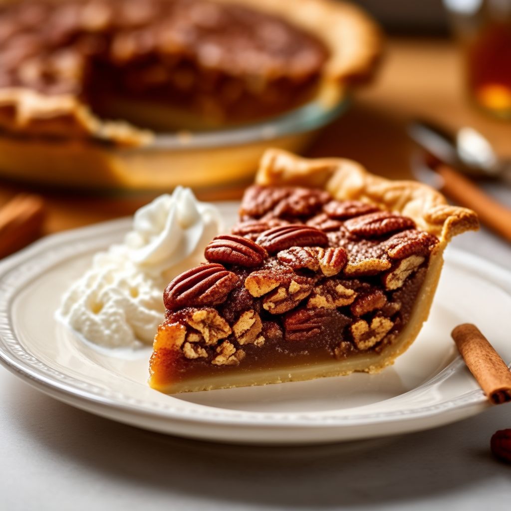 Ahorn-Pekannusskuchen mit einem Hauch von Zimt