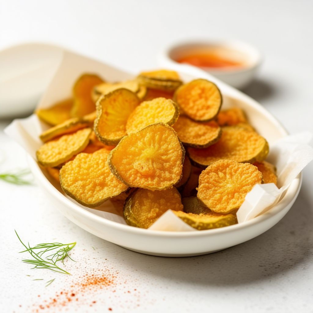 Crispy Fried Pickle Chips