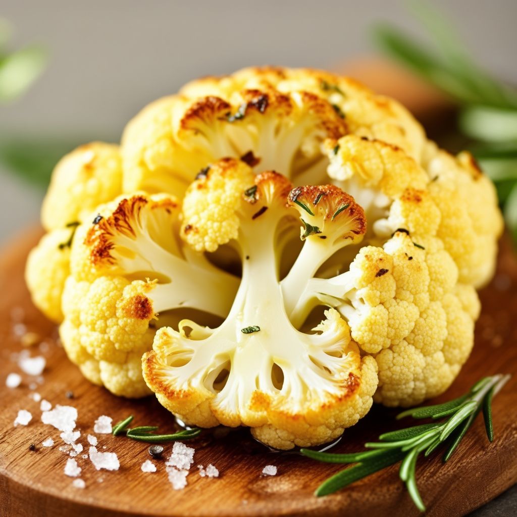 Garlic and Herb Roasted Cauliflower