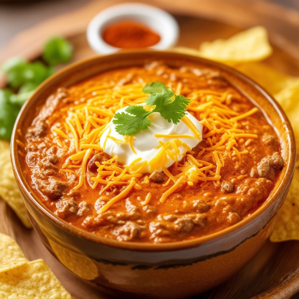 Slow Cooker Beef and Bean Fiesta Dip