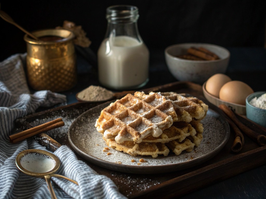 Haferflocken-Waffeln