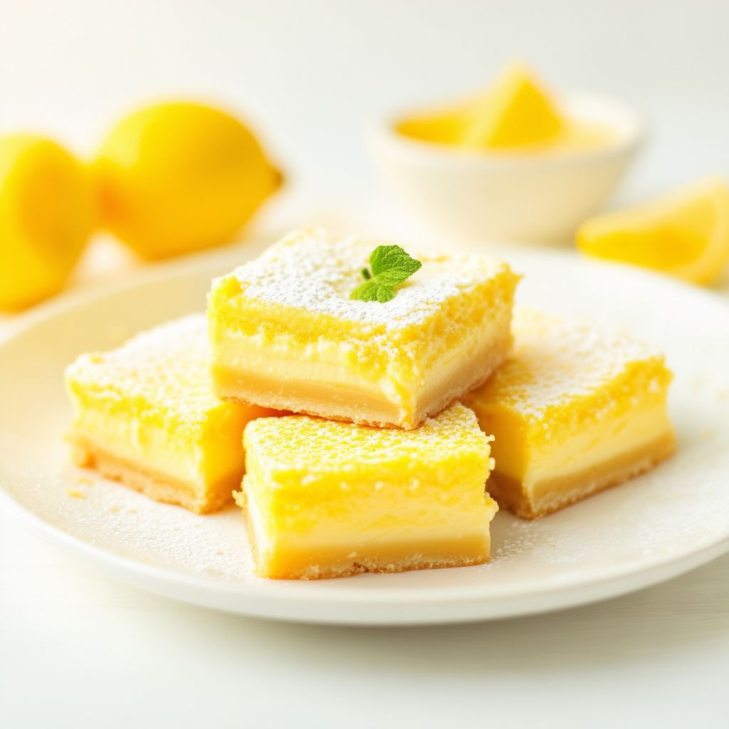Zesty Lemon Cream Squares