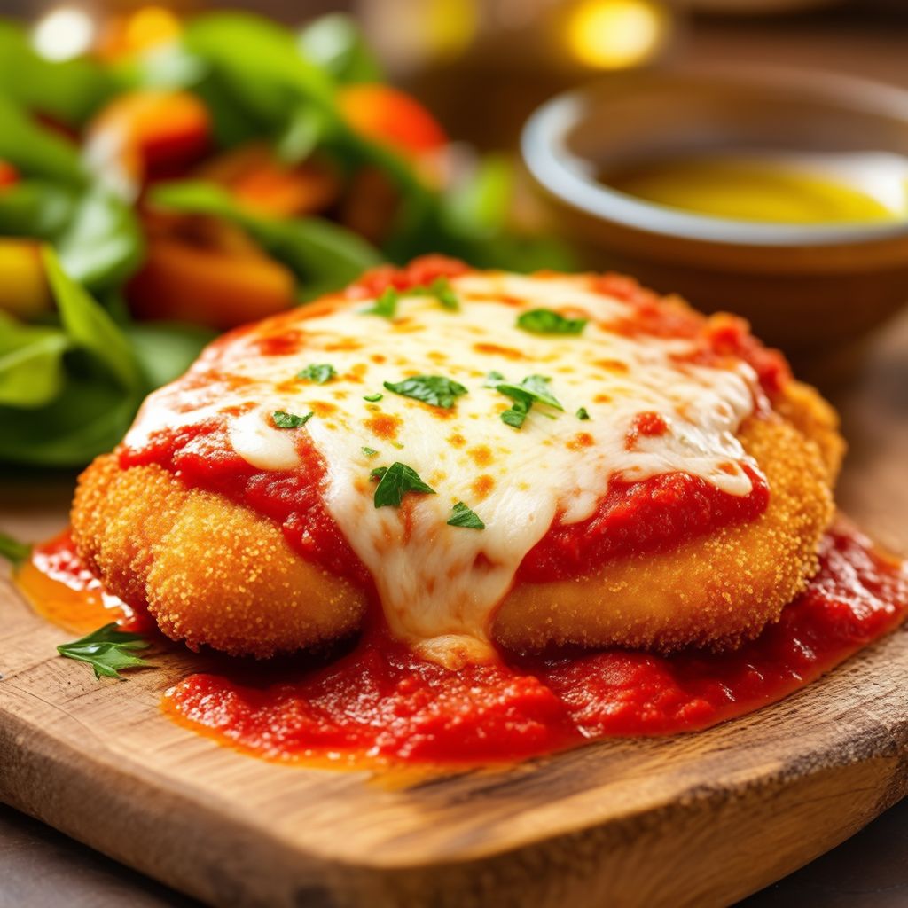 Crispy Chicken Parmigiana Delight