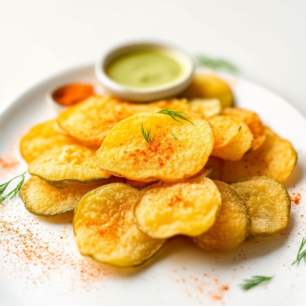 Crispy Fried Pickle Chips