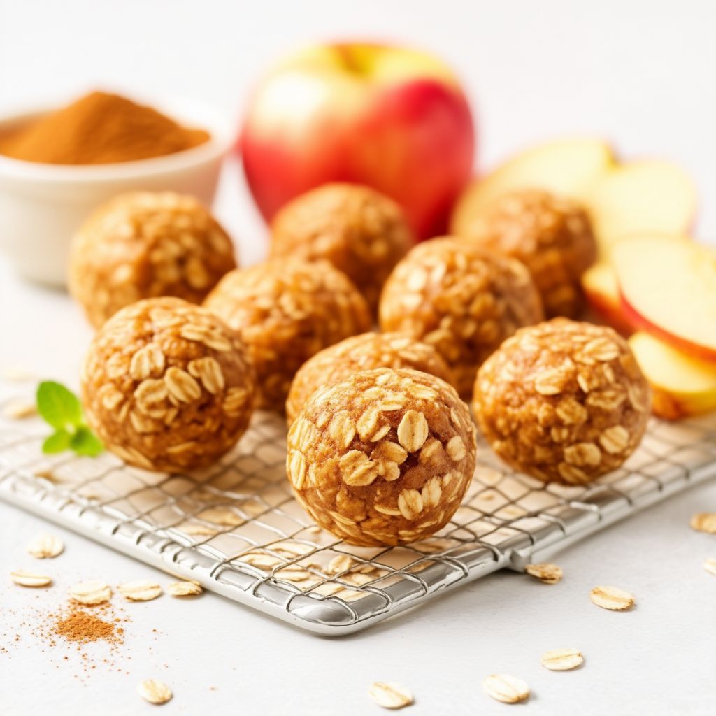 Cinnamon Apple Oatmeal Bites