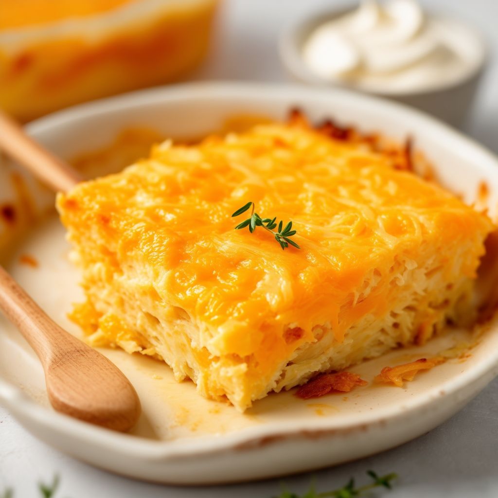 Cheesy Hash Brown Bake