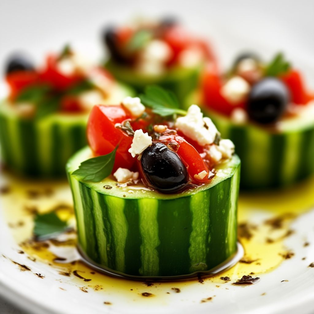 Mediterranean Cucumber Cups