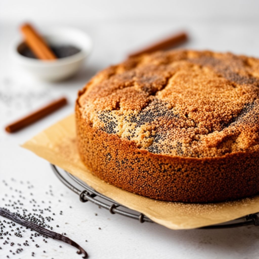 Enhanced Hungarian Poppy Seed Coffee Cake