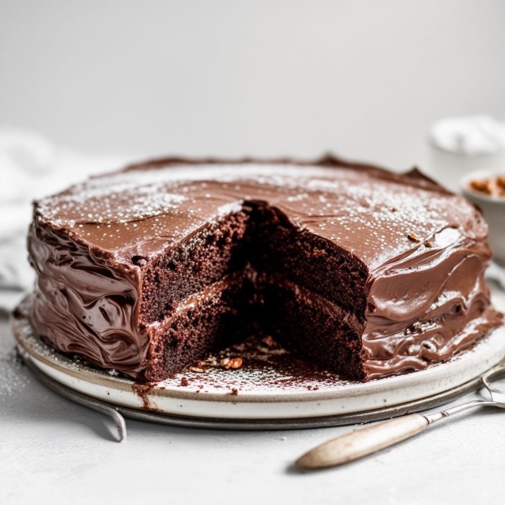 Torta al Cioccolato Decadente