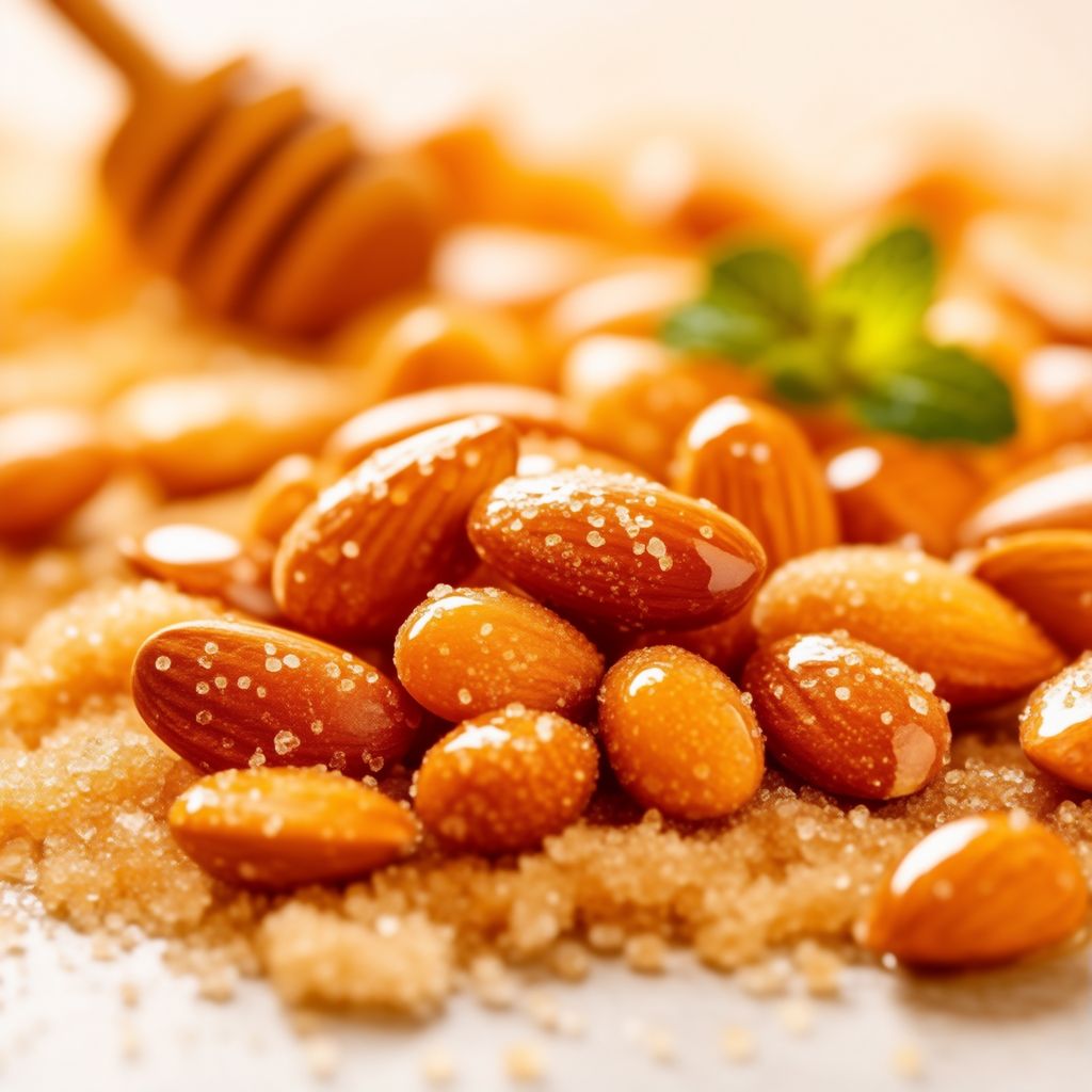 Honig-Glasierte Mandel-Crunch