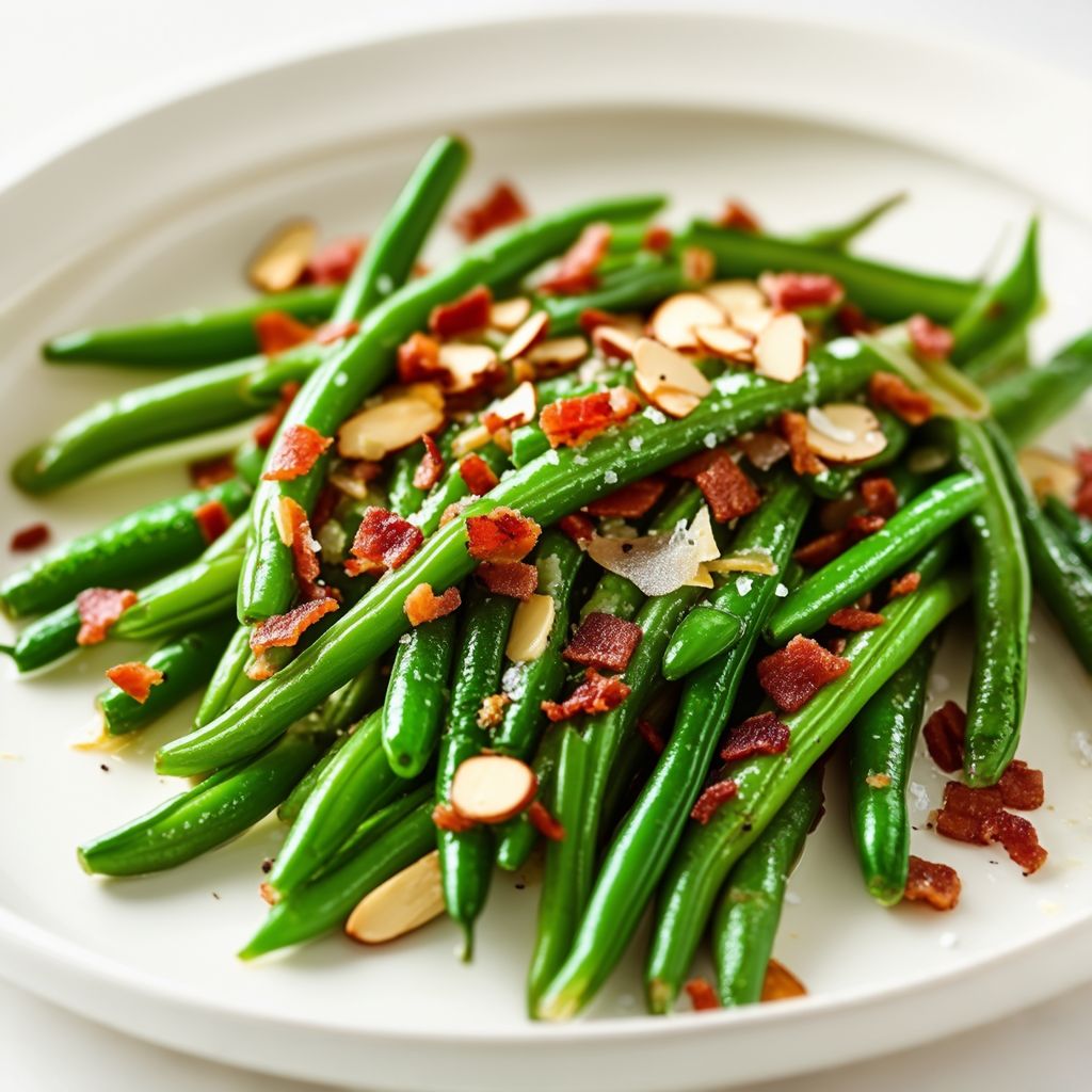 Fagiolini Salati con Pancetta Croccante