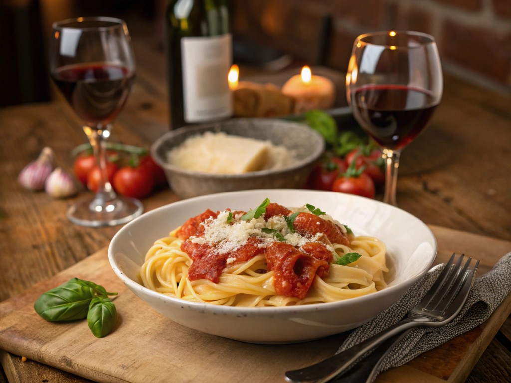 Quick Creamy Tomato Pasta