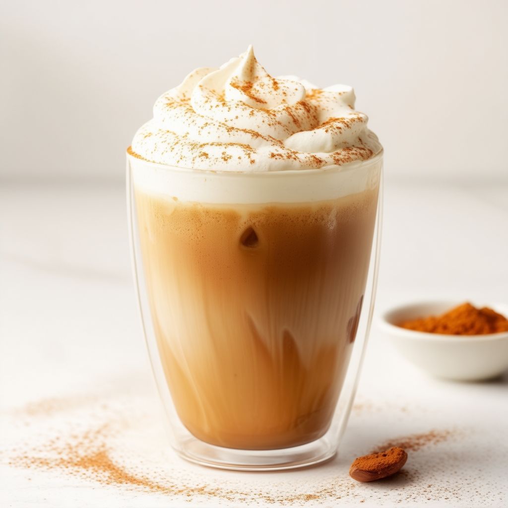 Creamy Vanilla Cinnamon Iced Coffee