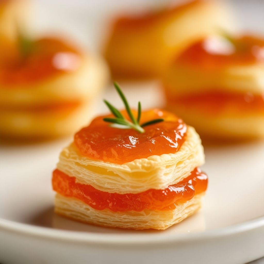 Bocconcini di Brie Salati con Gelatina di Pepe