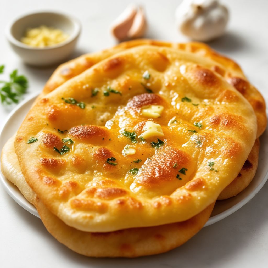 Naan Soffice al Burro all'Aglio