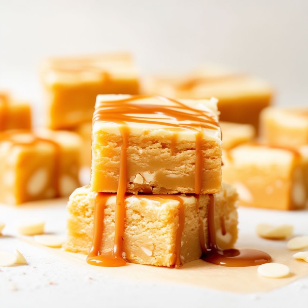 Blondies al Cioccolato Bianco Decadenti