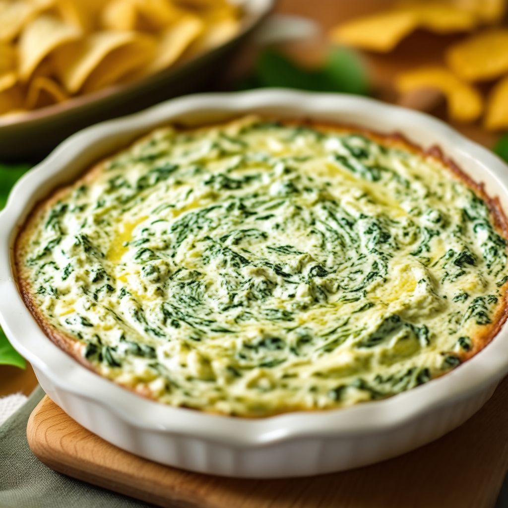 Cremiger Spinat-Artischocken-Dip