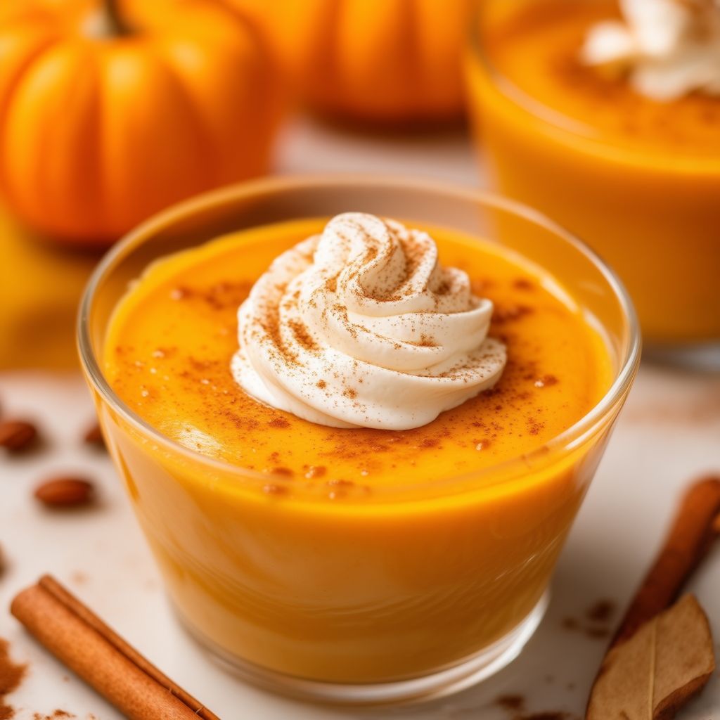 Coppe di Crema di Zucca Speziata