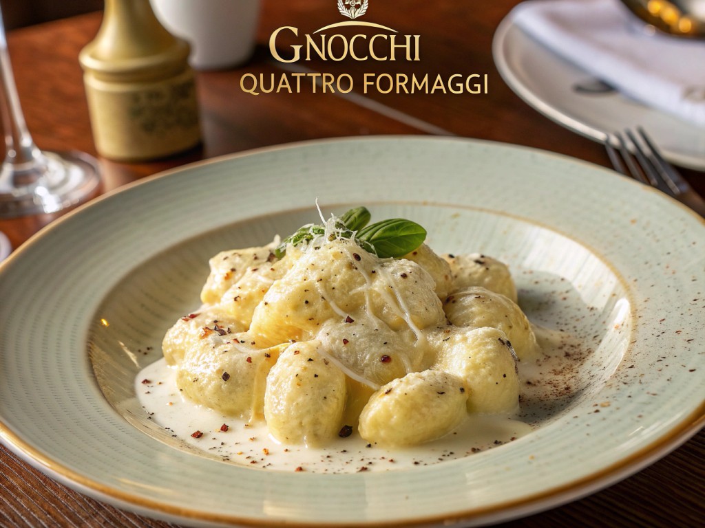 Gnocchi quattro formaggi
