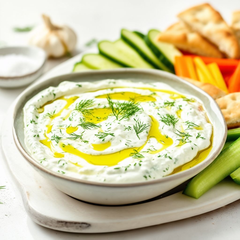 Creamy Greek Yogurt Cucumber Dip