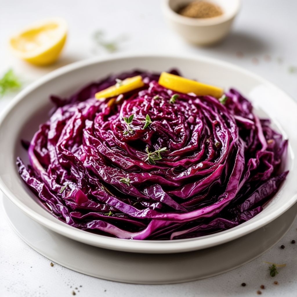 Zesty Braised Red Cabbage
