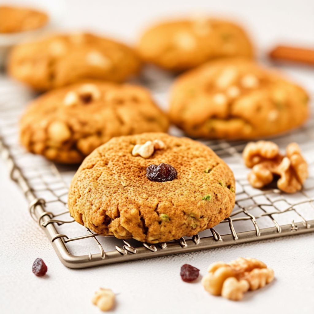 Biscotti Speziati di Zucchine e Noci