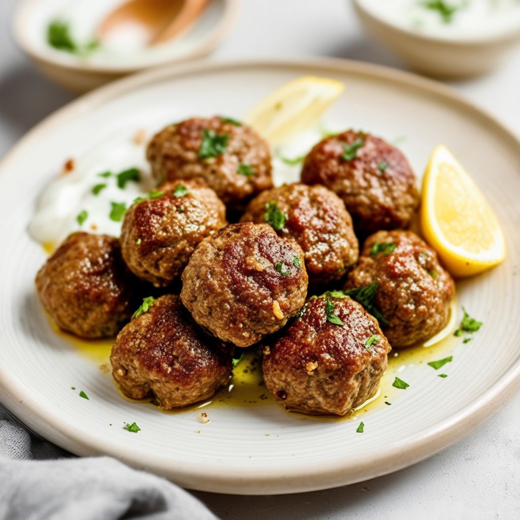 Mediterrane Gewürz-Lammfleischbällchen