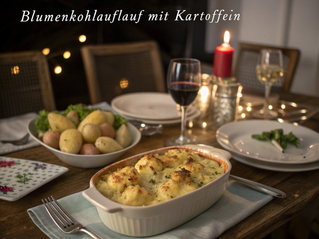 Blumenkohlauflauf mit Kartoffeln