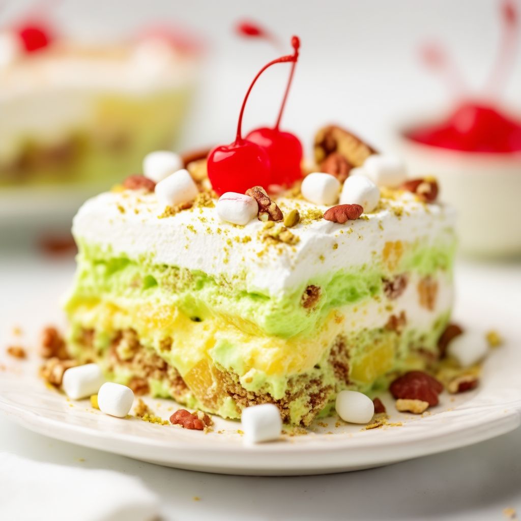 Creamy Pistachio Pineapple Delight