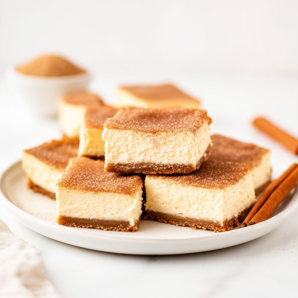 Zimt-Zucker-Käsekuchen-Riegel