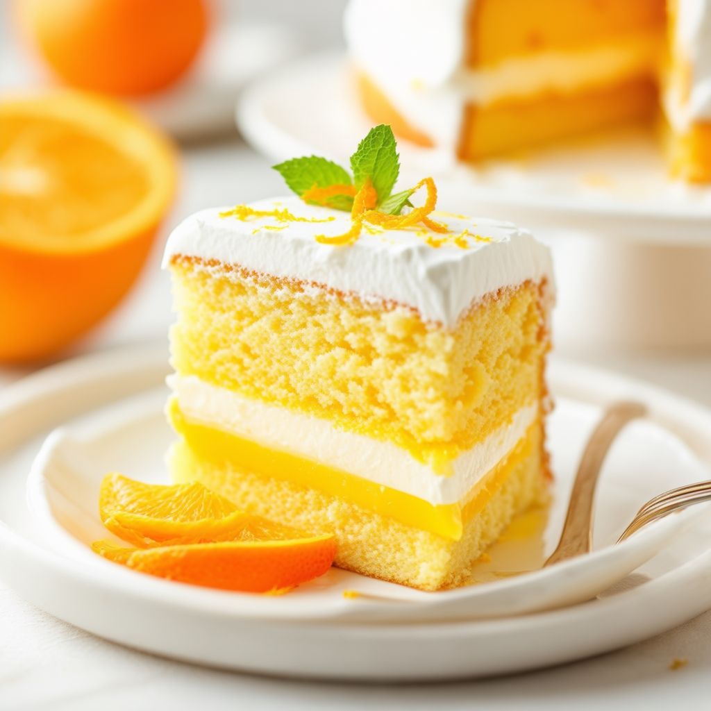 Orangen-Creme-Delight-Kuchen