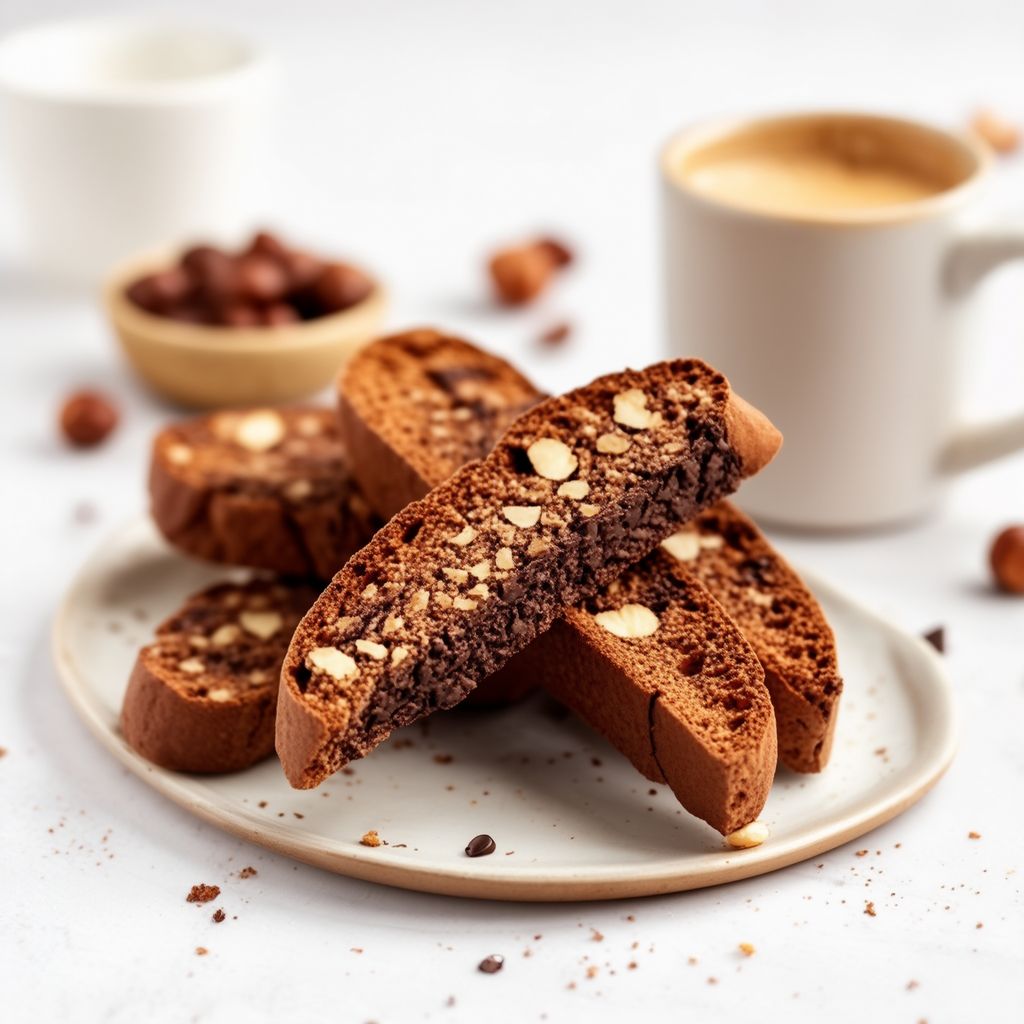 Schokoladen-Haselnuss-Biscotti