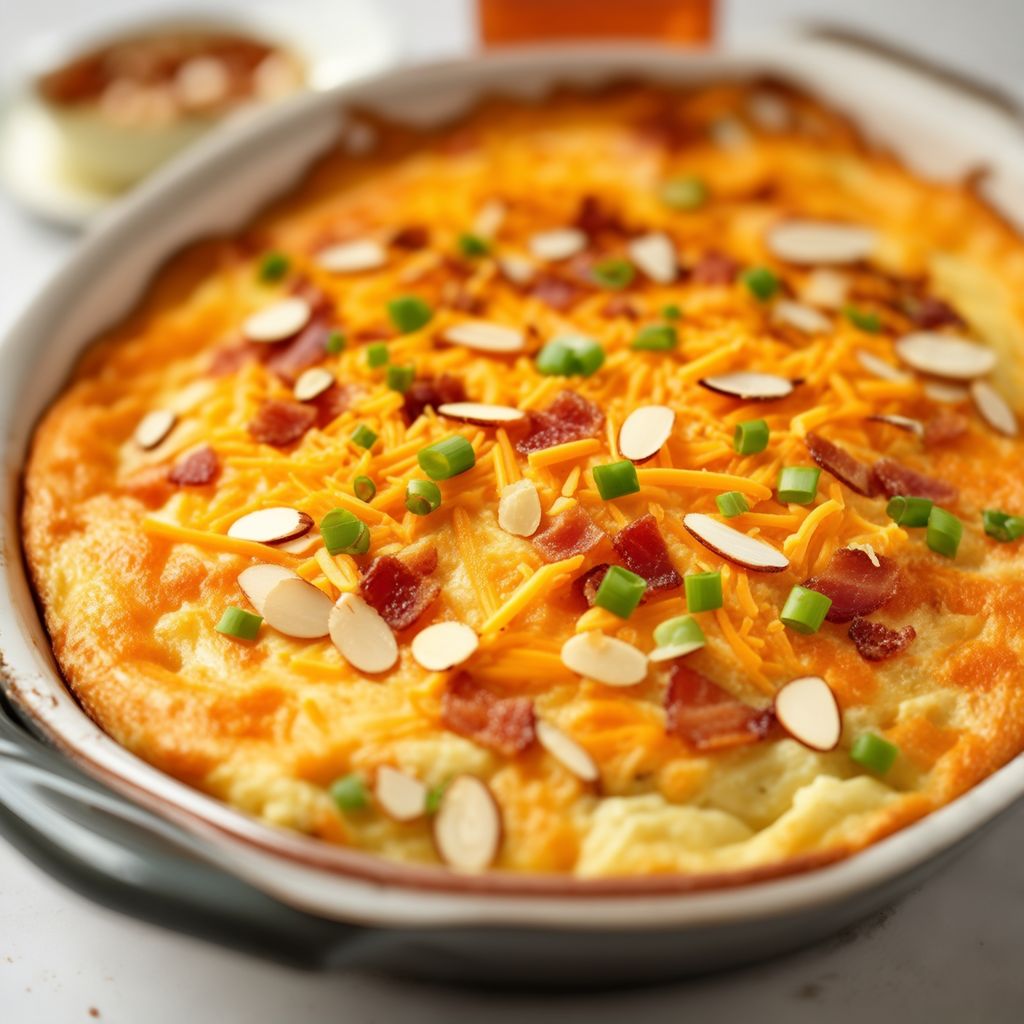 Sformato Salato di Formaggio Svizzero e Bacon