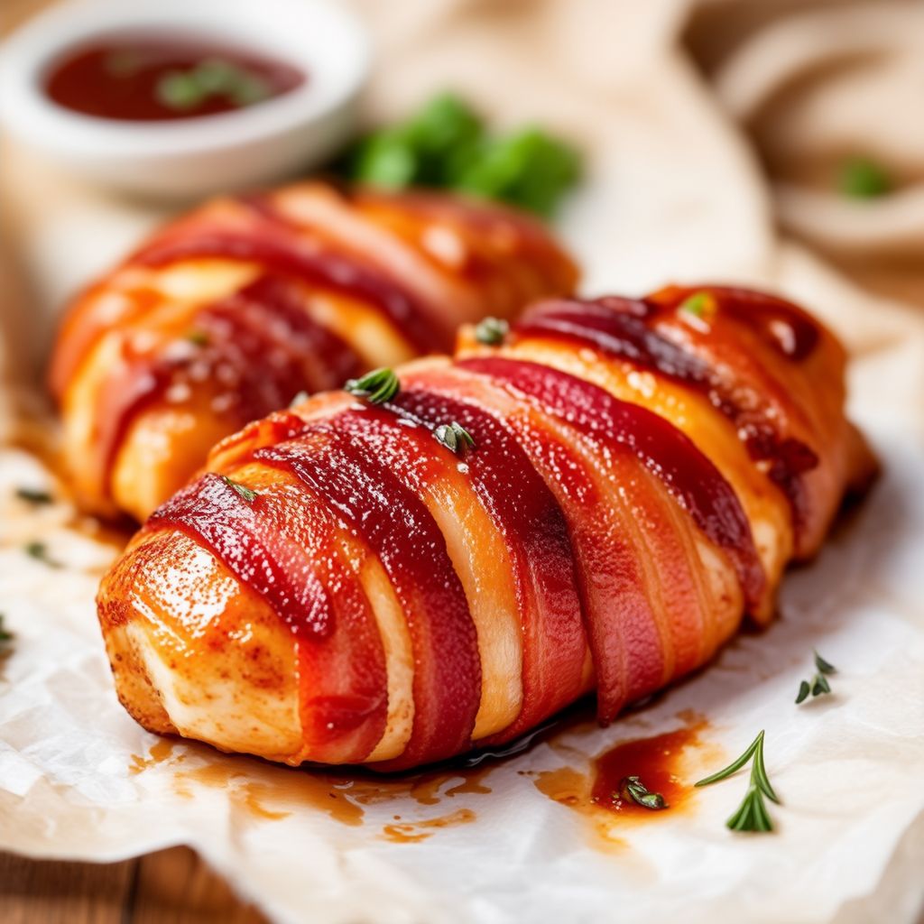 Räucher-Bacon-Hähnchen-Delikatesse