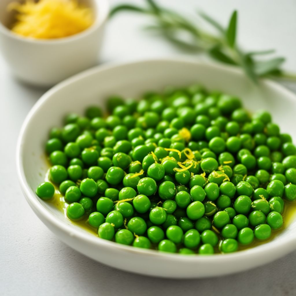 Zesty Lemon Tarragon Peas