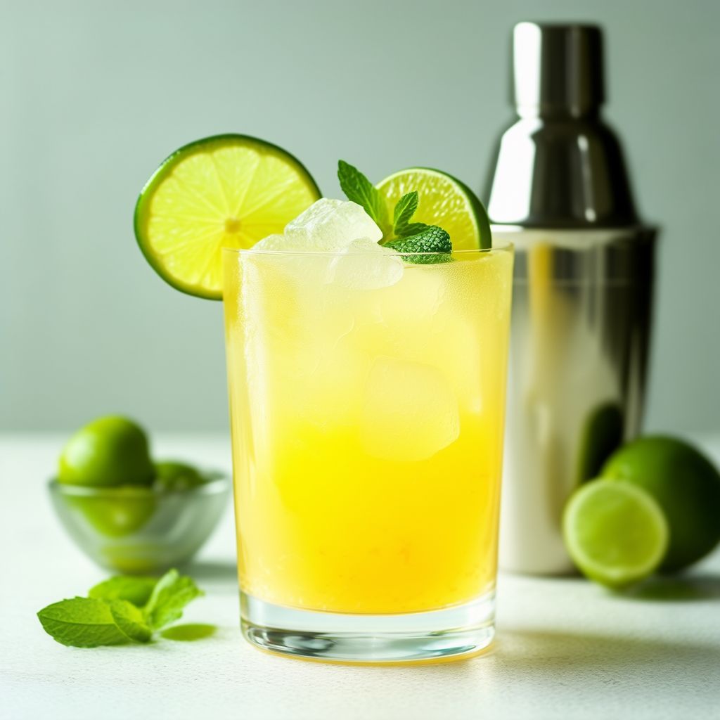 Tropischer Rum Breeze