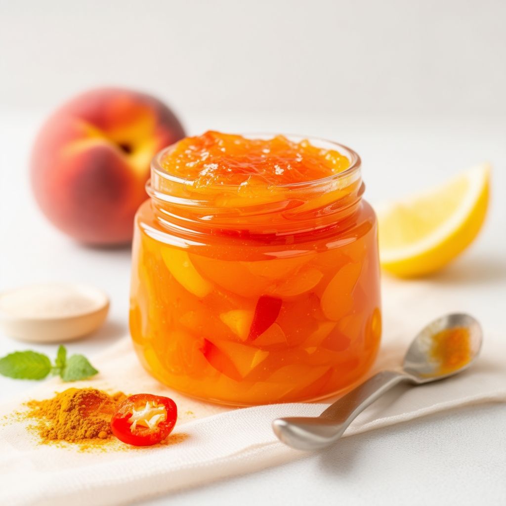 Würzige Pfirsich-Paprika-Marmelade