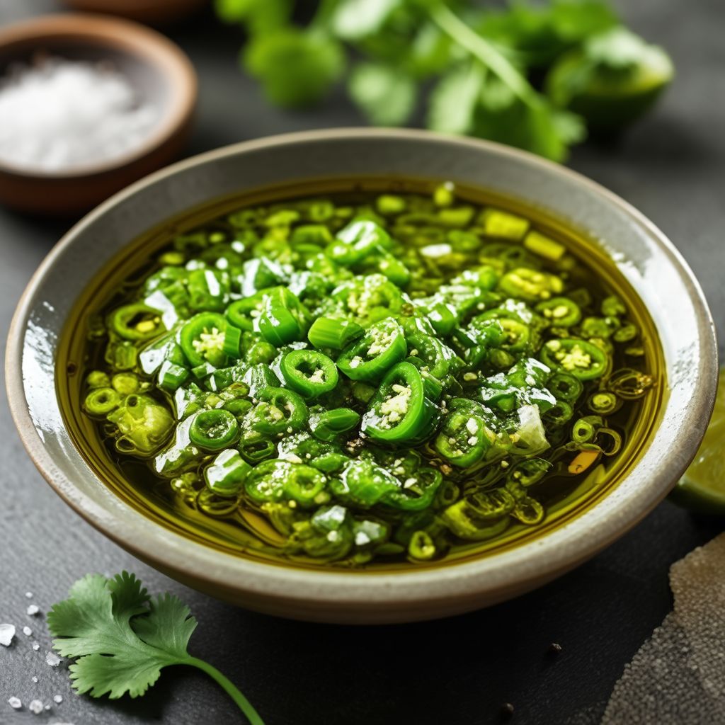 Salsa Piccante di Coriandolo e Cipollotto