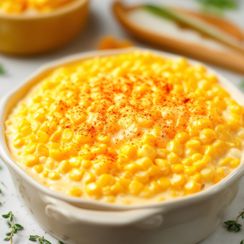 Cremiger Crock Pot Maisgenuss